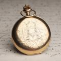 Agassiz SPLIT-SECONDS Chronograph Antique Gold Pocket Pocket Watch