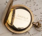 Agassiz SPLIT-SECONDS Chronograph Antique Gold Pocket Pocket Watch