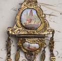 ENAMEL PAINTING Verge Fusee Antique Pocket Watch w/ Chatelaine