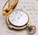 AUDEMARS FRERES Quarter REPEATER CHRONOGRAPH Antique Repeating Pocket Watch