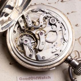 Antique Pocket Split-Seconds Chronograph Pocket Watch