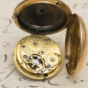 Rare MINIATURE Quarter REPEATING Gold Pocket Watch, only 30mm